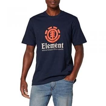 Element Vertical - Camiseta de Manga Corta para Hombre Camiseta de Manga Corta, Hombre, Eclipse Navy, XS