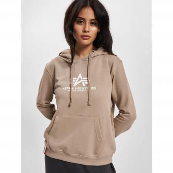 Alpha Industries Women's New Basic Vintage Sand Hoodie