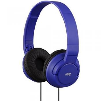 JVC HAS180 Lightweight Powerful Bass Headphones - Blue