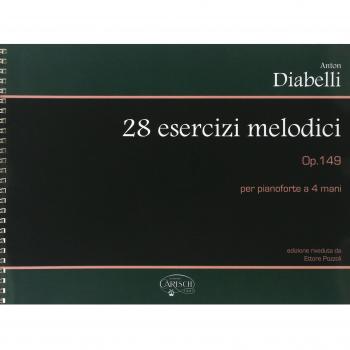 Ventotto Ejercicios Melódicos Op. 149 para Piano a 4 Manos - DIABELLI