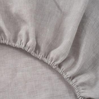 Sábana Bajera ajustable de lino Linen Bassols