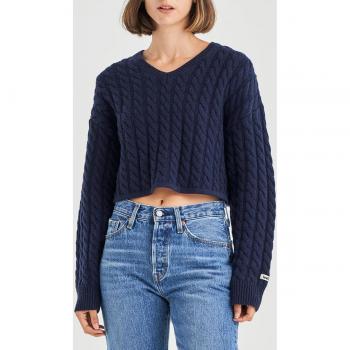 Levi's Jersey Crop de Manga Larga para Mujer