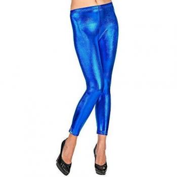 WIDMANN – Leggings metálicos azul large/extra-large