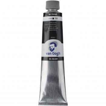 Pintura al óleo Talens Van Gogh tubo 200 ml color negro marfil