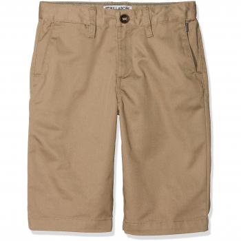 Billabong Carter Pantalones Cortos para niño, Niño, Carter, Caqui, Medium