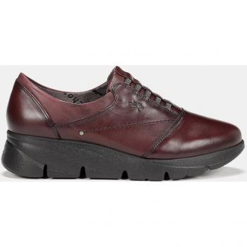 Zapato Fluchos BONA F1357 Burdeos | Estilo Deportivo con Cierre Ajustable y Detalles en Piel