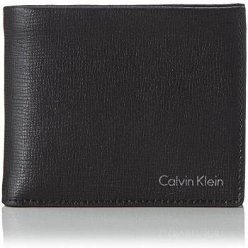 Calvin Klein Jeans TYLER 10CC + COIN - Monedero de cuero hombre, color negro, talla 12x10x2 cm