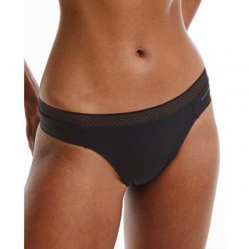 Tanga Seductive Comfort de Calvin Klein para mujer en color negro