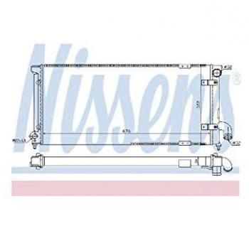 Radiador de refrigeración del motor NISSENS 63989 - Radiador de alta calidad, compatible con diversos modelos de vehículos, fabricado por Nissens, diseñado para optimizar la temperatura del motor y mejorar el rendimiento del sistema de refriger