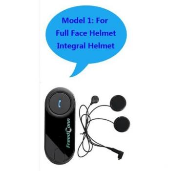 Auriculares Inalámbricos FreedConn TCOM-VB 800M con Bluetooth para Casco, Intercomunicador para 2-3 Motociclistas