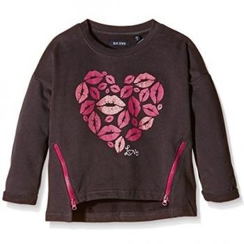 Blue Seven kl Md Sweatshirt RH-Sudadera Niñas,  
 Grau