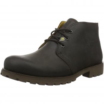 Panama Jack Men's C2 Brown Leather Ankle Boots Size 45