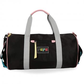 Pepe Jeans Mind Bolsa de Viaje, 50 cm, 21.25 litros, Negro