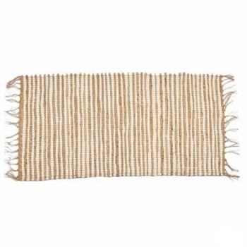 Gift Decor Alfombra Blanco Natural 70 x 1 x 140 cm (8 Unidades) - Cuida Cada Detalle de Tu Hogar