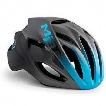MET Casco RIVALE L(59-62), Adultos Unisex, Multicolor (Negro Azul)