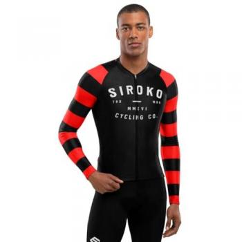 Maillot de Ciclismo de Manga Larga para Hombre M2 Rider Siroko Negro
