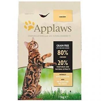 Applaws Gato seco Adulto con Cordero Extra, Pollo, 17 Libras