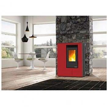 ESTUFA PELLET 10KW WELS PASILLO ROJO