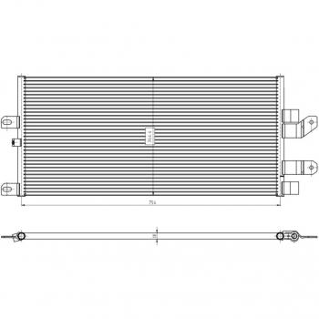 Condensador de aire acondicionado EASY FIT NRF 350389