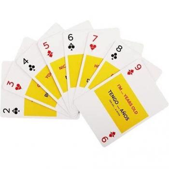 Lingo Playing Cards | Language Learning Game Set | Fun Visual Flashcard Deck to Increase Vocabulary and Pronunciation Skills