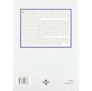 Manual de teoría de las relaciones laborales
