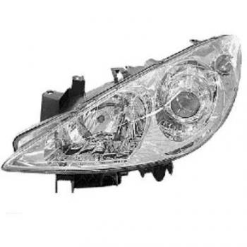 Faro Delantero Van Wezel 4041961M para Peugeot 307, H7 y H1, Circulación a la Derecha