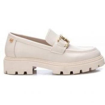Mocasines para Mujer Xti 142204 Beige/Negro con Cremallera