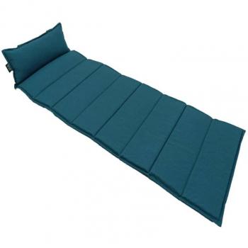 Colchoneta para el suelo Madison Plaid Aegean 180x68 cm Azul