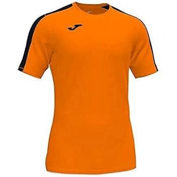Joma Academy Short Sleeve Orange and Black Football T-Shirt