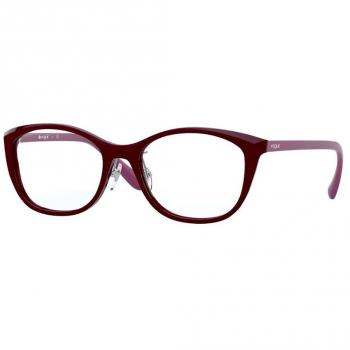 Vogue Eyewear VO5296D Asian Fit 2307 Women's Eyeglasses Burgundy Size 54 (Frame Only) - Blue Light Block Available