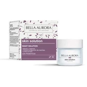 Crema de Noche Nutritiva Anti-Fatiga Bella Aurora 50ml para Mujeres 40+ Años, Efecto Lifting y Reafirmante
