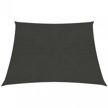 Toldo de vela HDPE 160 g/m² antracita 3x4 m