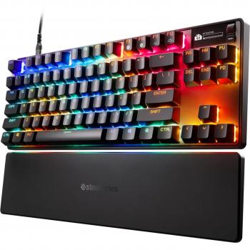 SteelSeries Apex Pro TKL Gen 3 Wired Gaming Keyboard with OmniPoint Switches and OLED Display - US English Layout
