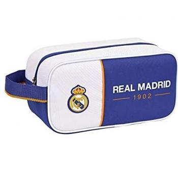 safta Real Madrid, Zapatillero Unisex niños, Azul/Blanco, M