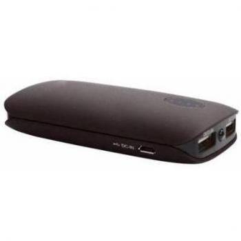 PLATINET POWER BANK 5000mah 2xUSB GOMA NEGRO