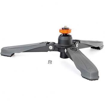 3 Legged Thing Docz2 Foot Stabiliser for Monopods - Travel-Friendly, Table-Top Camera Tripod and Foot Accessory for Monopods for Multiple Terrains