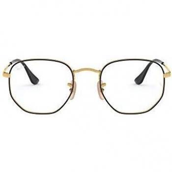 Ray-Ban 0rx6448-51-2991 Gafas, BLACK ON ARISTA, 51 Unisex