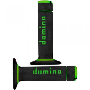 Grips Off-Road Domino A020 Bicolor 118mm Negro/Verde