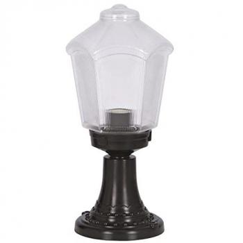 Aplique de pared exterior WELLHOME, estructura ABS negra, casquillo E27, Max 60W