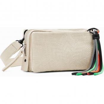 Desigual White Crossbody Bag for Women, Size: ONE SIZE