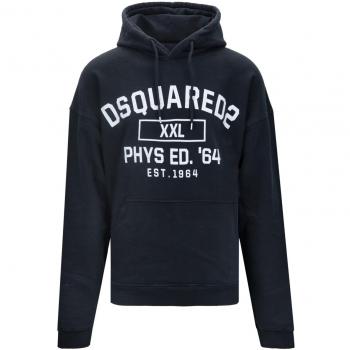 Dsquared2 Men's Black Hoodie with Hood, Size M