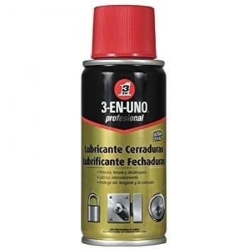 3 EN UNO Profesional 34463 - Lubricante de Cerraduras en Spray, Incoloro - 100 ml