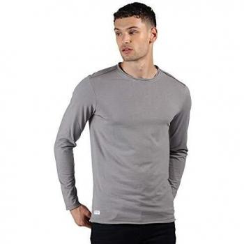 Regatta Karter II Camiseta De Manga Larga, Roca Gris, XL para Hombre