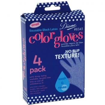De forma gratuita - Diane con base de látex - aroma de polvos de talco juego de guantes de trabajo color negro pequeño 4-para cama de matrimonio