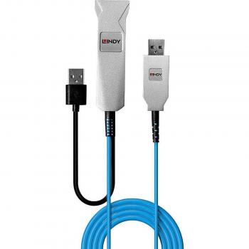 Lindy 30m Fibre Optic USB 3.0 Extension Cable (USB-A to USB-A)
