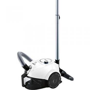 BOSCH BGC3U131 Relyy'y - Aspirador sin bolsa AAA, adecuado para personas alérgicas, tecnología SensorBagless, 600 W, filtro HEPA H13 lavable, color blanco