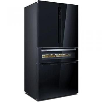 Siemens Congelador inteligente KF96RSBEA iQ700, 183 x 90,6 cm, 401 litros + 171 litros de congelador, no se descongela, refrigeración más rápida, Icetwister