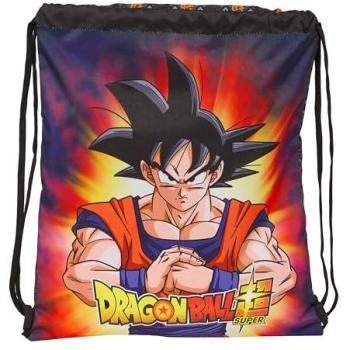 Mochila Saco Plano Dragon Ball - Mochila con Cuerdas Resistente y Duradera, Diseño Único y Licencia Oficial, 35x40 cm