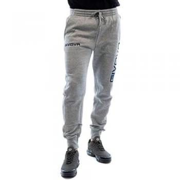 Givova Moon Unisex Joggers - Light Grey/Blue, XL
