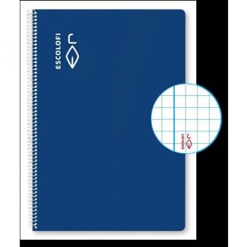 Cuaderno espiral A4 80H 70GR 4x4 MG AZUL
